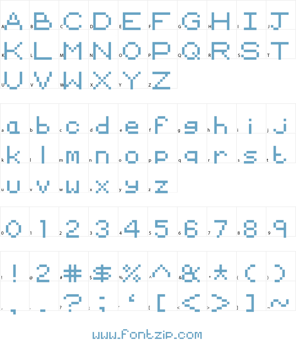 Old School Adventures Font Character